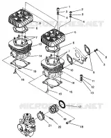 CYLINDER  TRAIL 0962761, TRAIL TOURING 0962262, AND EUROPEAN TRAIL TOURING (4931763176D001)