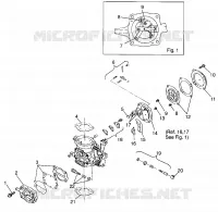 CARBURETOR (SL 700) SL 700 B974071 AND INTL. SL 700 I974071 (4940874087C008)