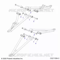 FRONT SUSPENSION A-ARM MOUNTING