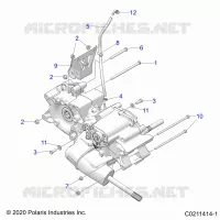 DRIVE TRAIN, MAIN GEARCASE MOUNTING