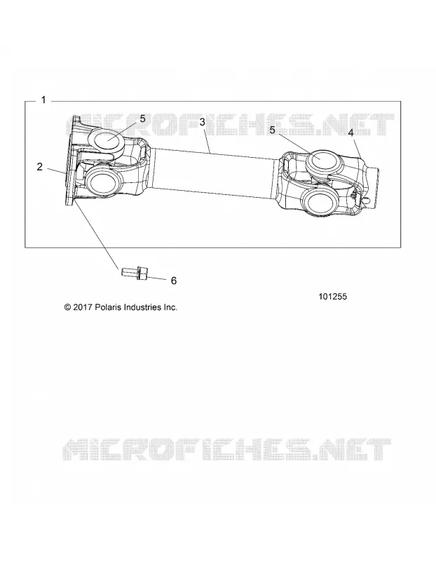 DRIVE TRAIN, PROP SHAFT, REAR