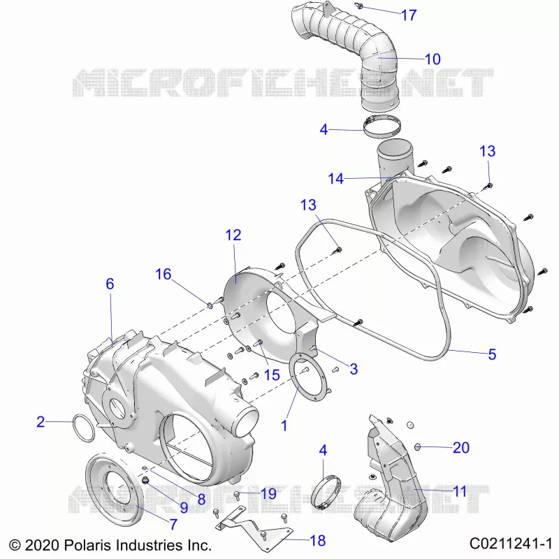 BODY, CLUTCH COVER
