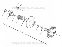 DRIVEN CLUTCH SPORT/SPORT GT (4921282128036A)