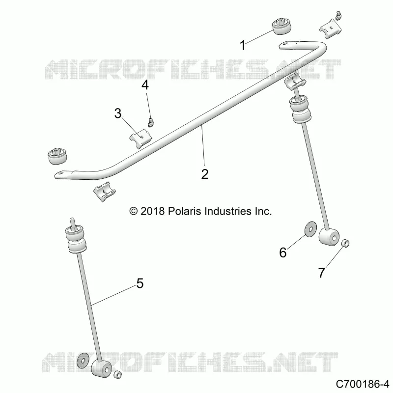 FRONT SUSPENSION, STABILIZER BAR