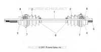 DRIVE TRAIN, REAR DRIVE SHAFT