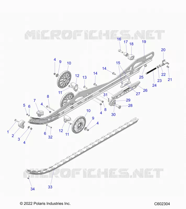 SUSPENSION, RAIL BEAM LH/RH