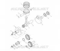 CRANKSHAFT AND PISTON