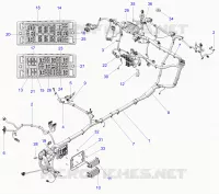 ELECTRICAL, WIRE HARNESS, CHASSIS