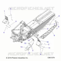 CHASSIS, CLUTCH GUARD/FOOTRESTS/RUNNING BOARDS