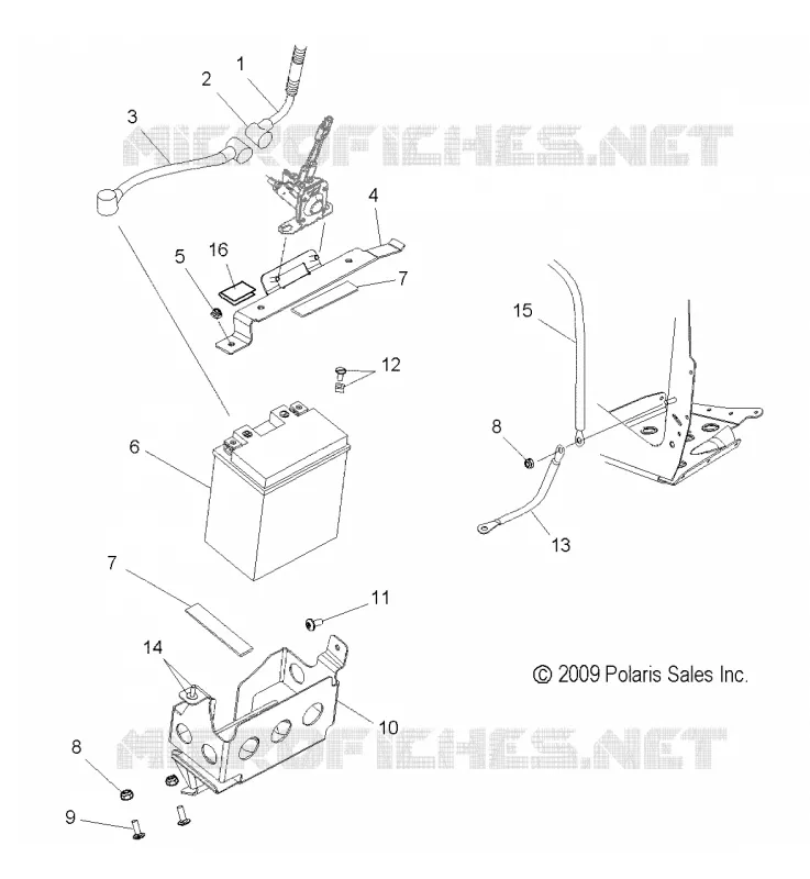 BATTERY AND CABLES