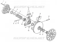 DRIVE CLUTCH WIDETRAK GT 0972061 AND EUROPEAN WIDETRAK GT E972061 (4938173817B013)