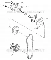 WATER PUMP 440 XCR SP 0961760 (4931583158C009)