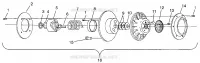 DRIVEN CLUTCH TRAIL 0972761, EUROPEAN TRAIL E972761, TRAIL TOURING 0972262 (4938313831C011)