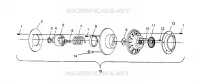 DRIVEN CLUTCH CLASSIC TOURING 0963365 AND EUROPEAN CLASSIC TOURING E963365 (4933623362C002)