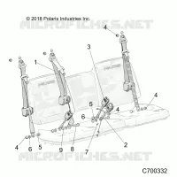 SEAT BELT AND MOUNTING