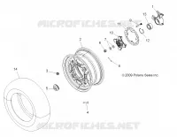 WHEELS, FRONT AND HUB