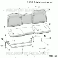 SEAT ASM. REAR