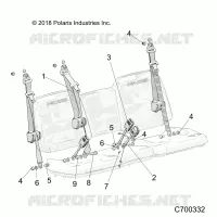 SEAT BELT AND MOUNTING
