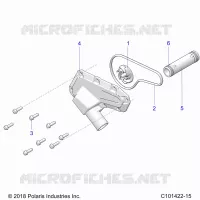ENGINE, WATERPUMP IMPELLER AND COVER