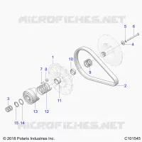 DRIVE TRAIN, SECONDARY CLUTCH