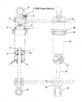 FRONT SHOCK TRACK (FOX M-10/7043123)
