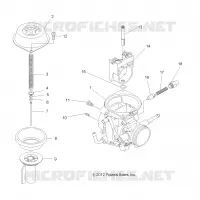 ENGINE, CARBURETOR, UPPER
