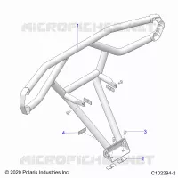 REAR BODYWORK BUMPER, TRAIL