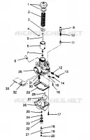CARBURETOR LITE 0963433, EURO LITE E963433 AND LITE DELUXE 0963431 (4931663166C007)