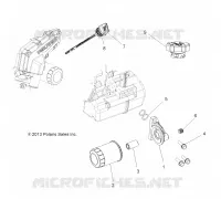 OIL FILTER AND DIPSTICK