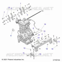 ENGINE, ENGINE AND TRANSMISSION MOUNTING