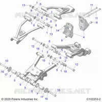 REAR SUSPENSION CONTROL ARM MOUNTING