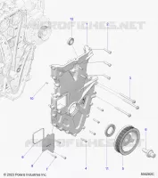 ENGINE, FRONT COVER ASSEMBLY