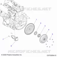 STARTER, FLYWHEEL AND RELATED