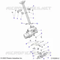 STEERING, STEERING POST  ASM.