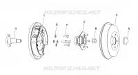 WHEELS, COMPONENTS, END, LEFT REAR