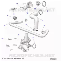 ENGINE, WATERPUMP AND BYPASS