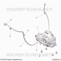 DRIVE TRAIN, FRONT GEARCASE MOUNTING