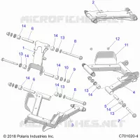 REAR SUSPENSION CONTROL ARMS