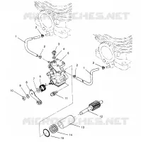 OIL PUMP TRAIL 0962761, TRAIL TOURING 0962262,  AND EUROPEAN TRAIL TOURING (4931763176D004)