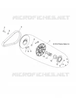 DRIVE TRAIN, SECONDARY CLUTCH