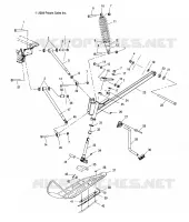 FRONT SUSPENSION AND SKI