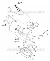FRONT STORAGE COMPARTMENT SL 780 B974088 AND INTL. SL 780 I974088 (4940924092A008)