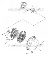 RECOIL STARTER ASSEMBLY STARLITE/0933427 (4922972297042A)