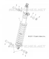 REAR SUSPENSION SHOCK MOUNTING