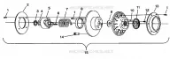 DRIVEN CLUTCH ASSEMBLY 500 EFI 0942774 AND  EFI SKS 0942574 (49274127410028)