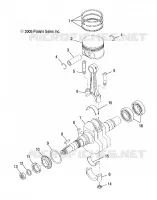 ENGINE, CRANKSHAFT AND PISTON
