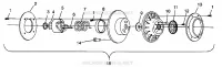 DRIVEN CLUTCH ASSEMBLY 440 XCR 0941760 (4925182518024A)