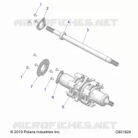 DRIVE TRAIN, JACKSHAFT AND DRIVE SHAFT
