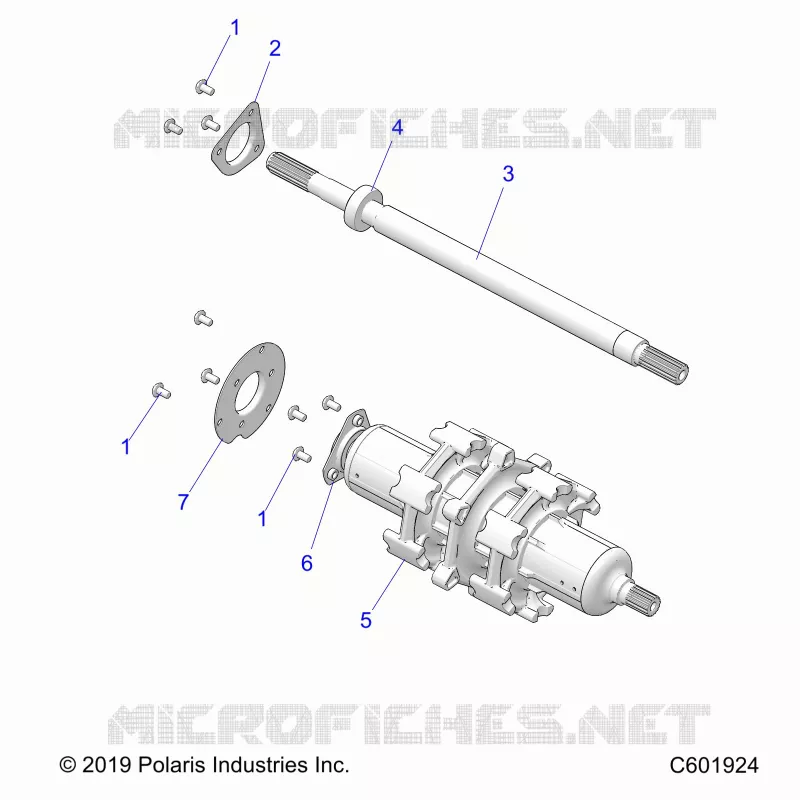 DRIVE TRAIN, JACKSHAFT AND DRIVE SHAFT