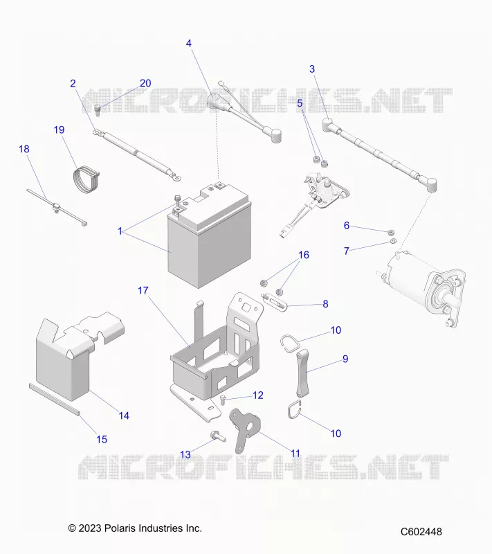 ELECTRICAL, BATTERY BOX ASM.